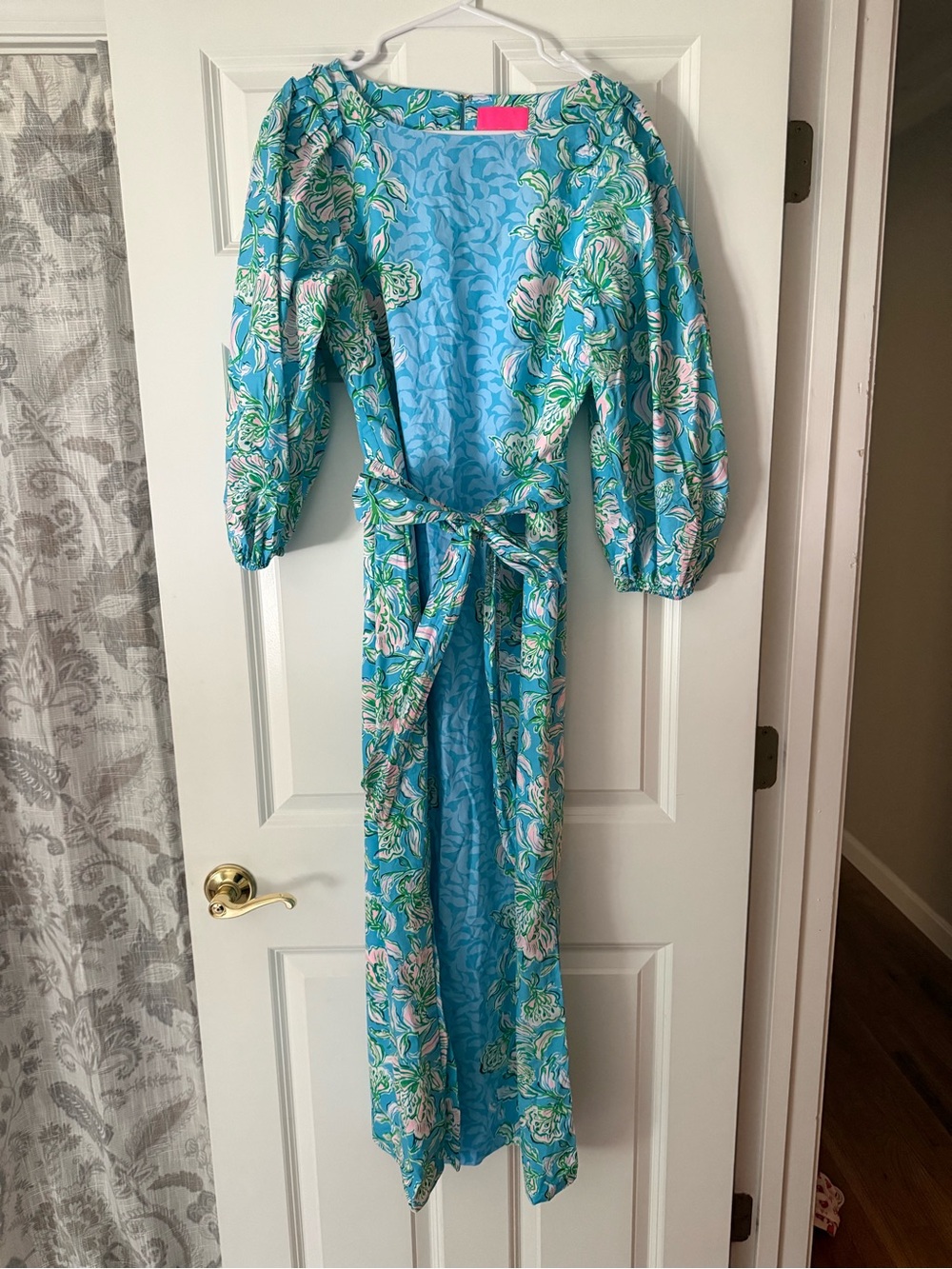 Lilly Pulitzer Barbara Belted Maxi Dress - Size Large - Picture 2 of 4